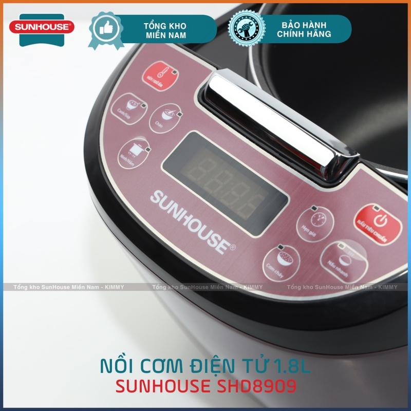 Nồi cơm điện tử 1.8L Sunhouse SHD8909